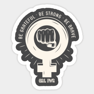 feminist sorority - feminism girl power Sticker